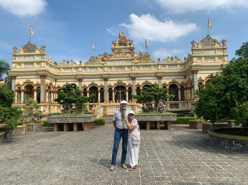Morning: Departure & Vinh Trang Pagoda