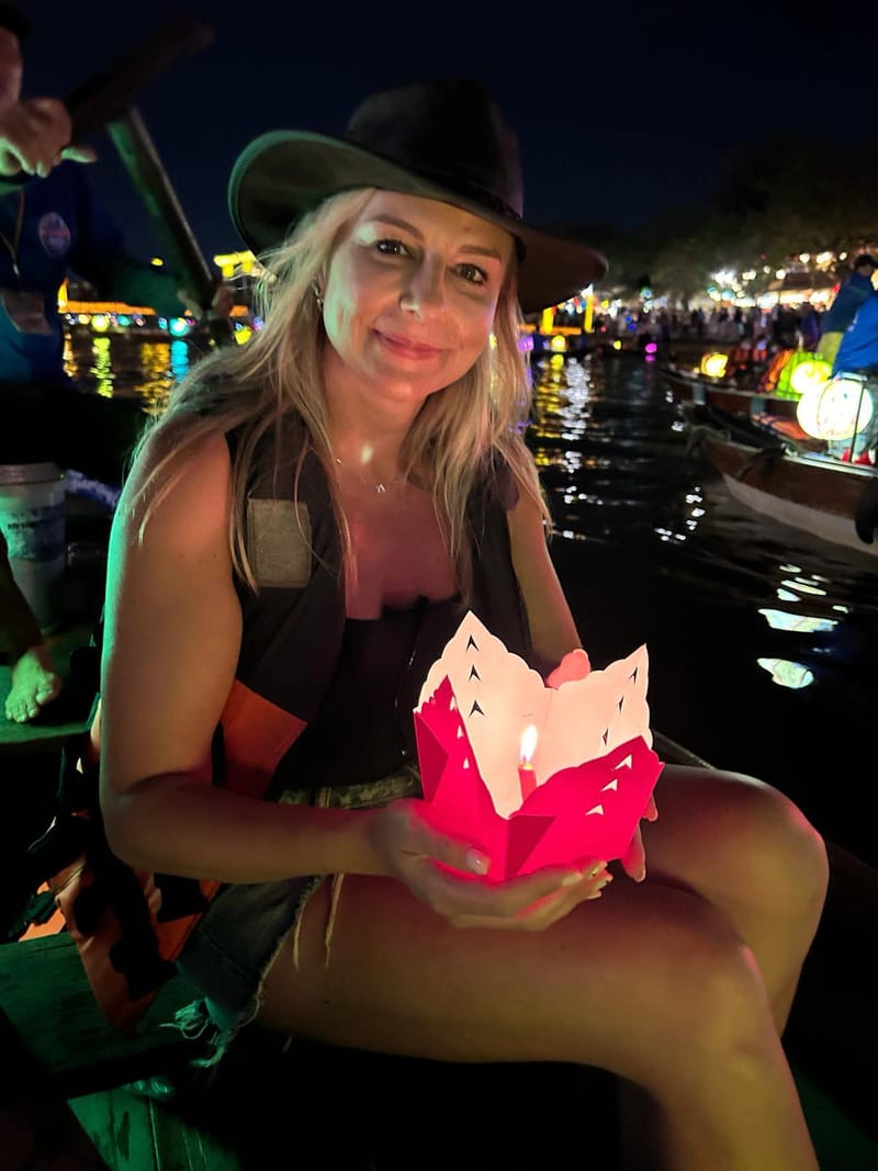 Hoai River Lantern Boat Ride