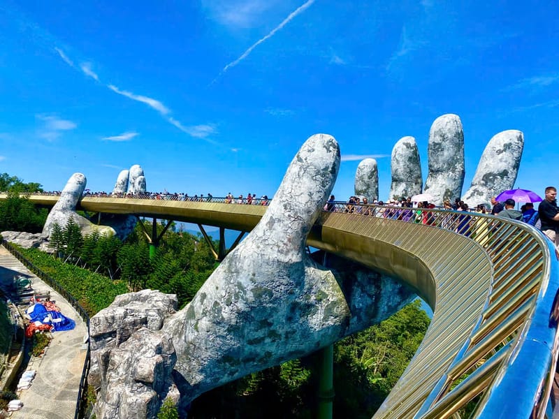 From Da Nang - Bana Hills - Golden Bridge Deluxe Small group