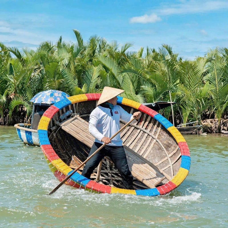 Hoi An: Coconut Basket Boat Ride by Hangcoconut