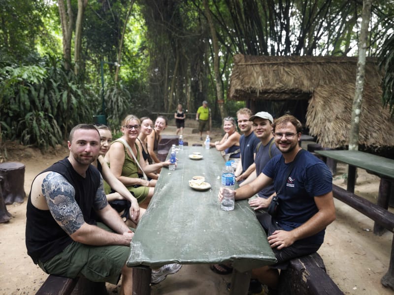 Try wartime cassava (tapioca) and tea, like the Vietnamese soldiers did.