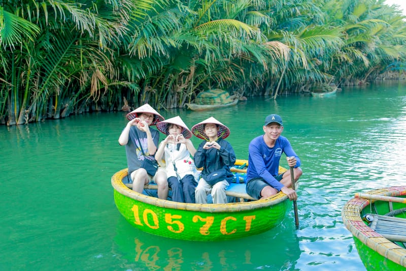 Coconut Basket Boat Ride in Cam Thanh Palm Village: A Magical Journey Through Hoi An’s Green Paradise