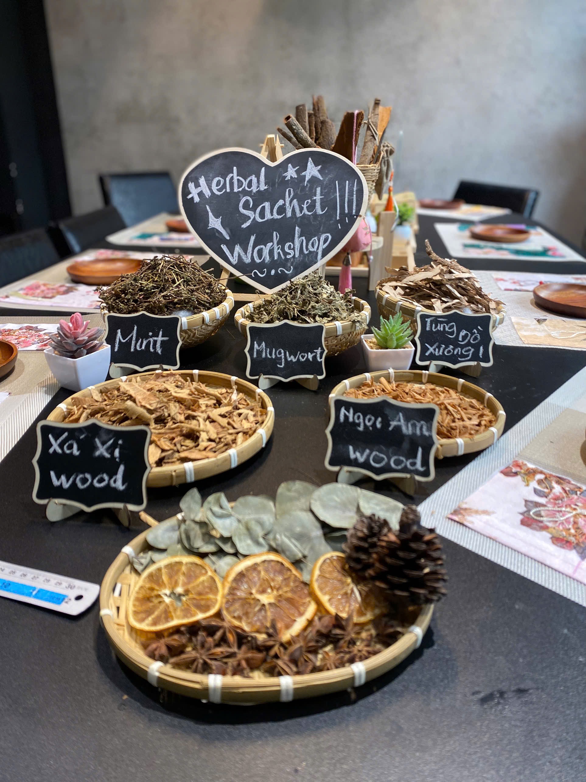 Vietnamese traditional herbal Sachet Crafting Workshop