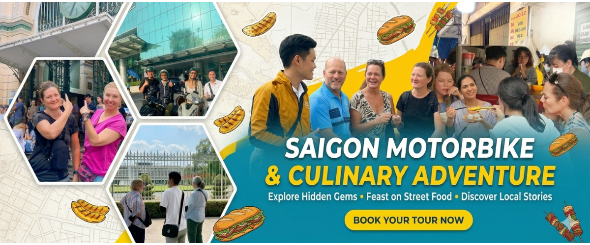 Food Tour on Scooters: 6 Must-Try Saigon Bites & Secret Alleys