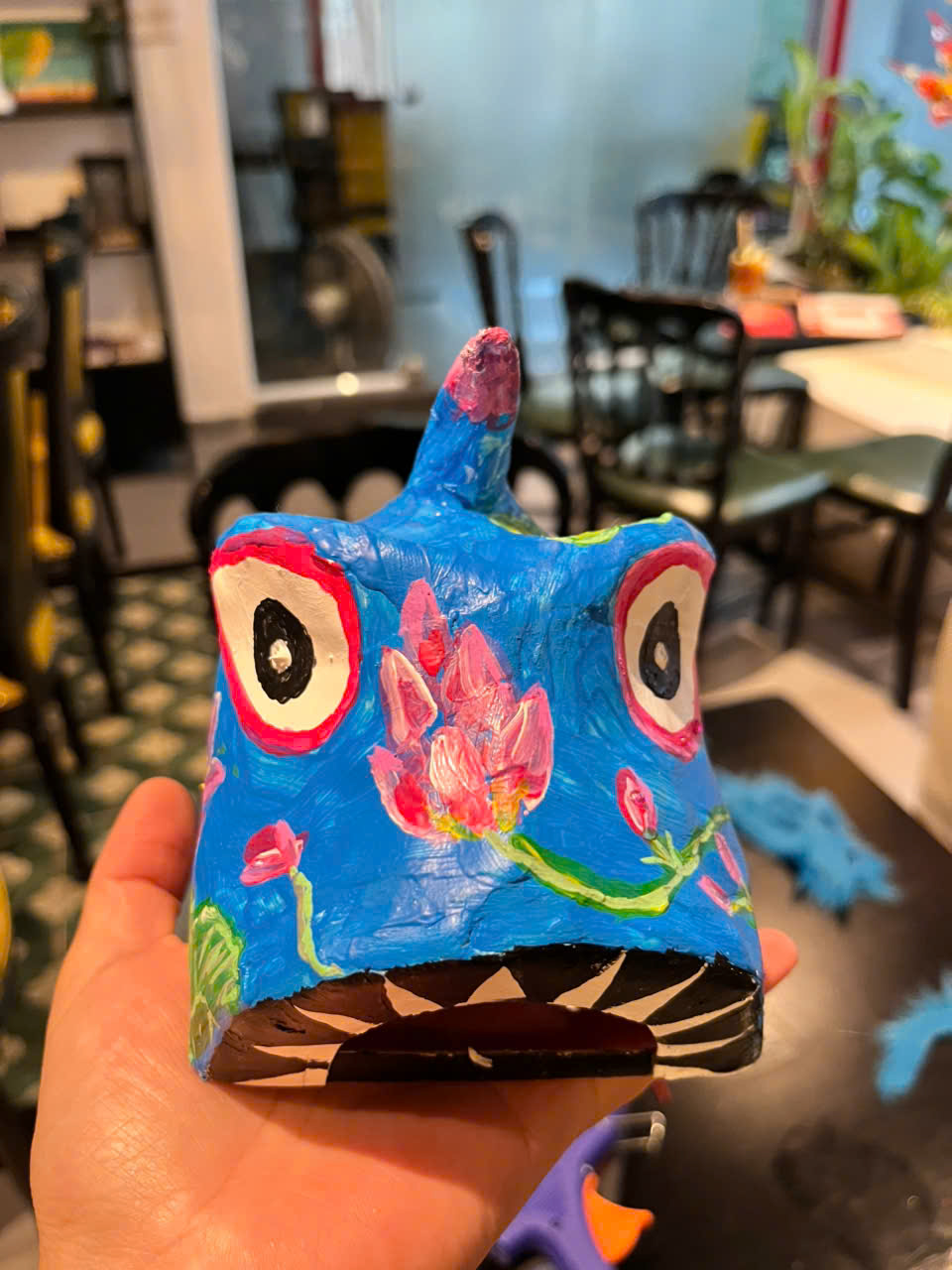 Traditional Lion head crafting workshop