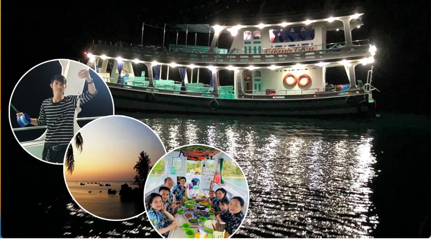 SUNSET VIEWING AND NIGHT SQUID FISHING TOUR (4 hours)