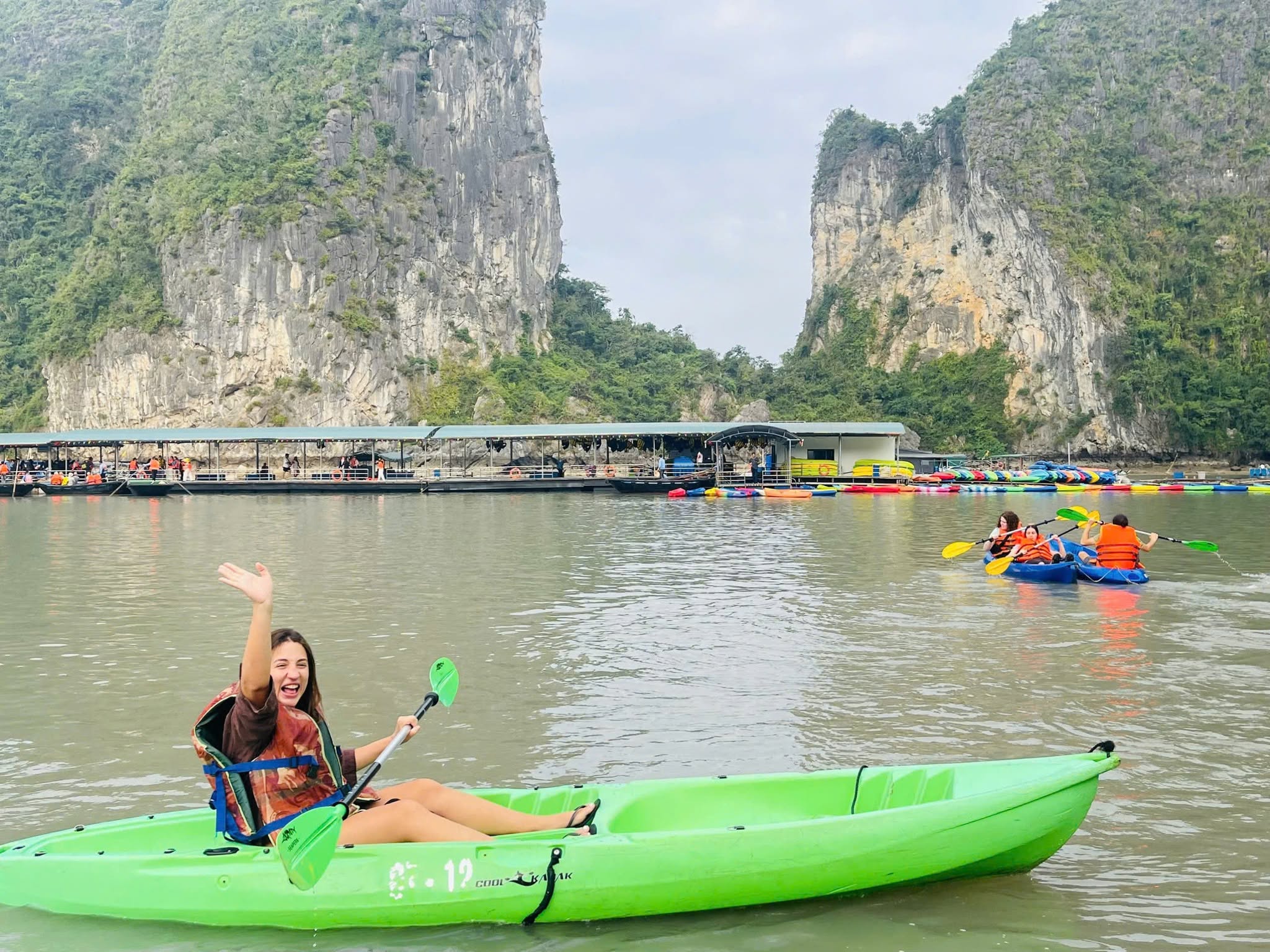 Kayaking or Bamboo Boat at Luon Cave